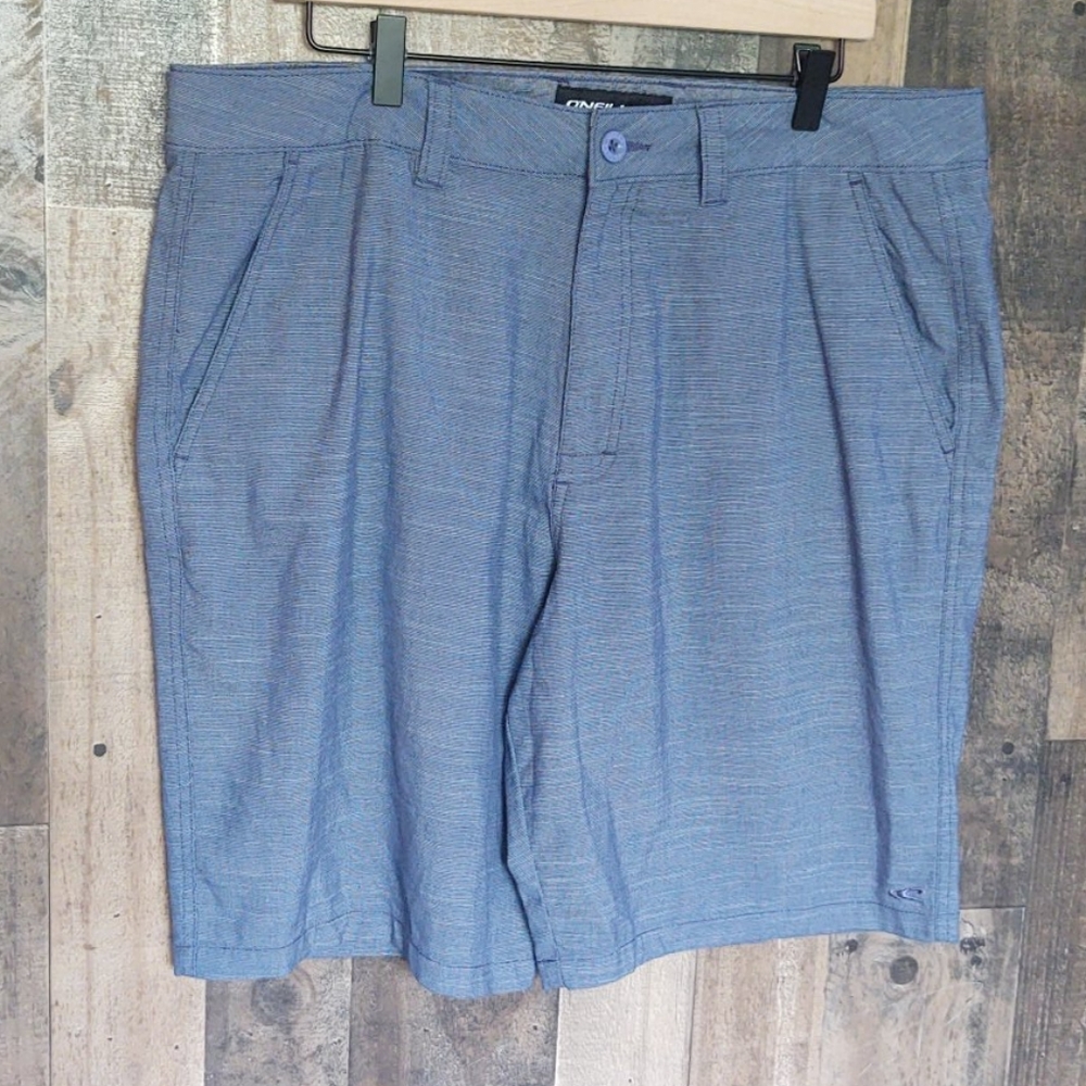 O' Niell Blue Flat front shorts sz 38 men